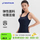 迪卡儂泳衣女連體三角抗氯游泳服顯瘦大碼泳裝泡溫泉深藍4230018