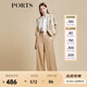 PORTS寶姿商場(chǎng)同款春夏新款女裝“Crop Top格紋短西裝”LD8J086PFD122 亞麻淺金混色 M (6)