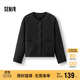 森馬（Semir）棉服女肌理菱格內搭寬松慵懶風(fēng)2025冬季抽繩輕薄棉衣109725112004