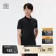 KOLON SPORT/可隆SECO POLO衫 男子吸濕速干戶(hù)外運動(dòng)UPF50+防曬抗菌短袖T恤 LHPT5MT853-BK 黑色 L 175/96A