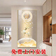 妍林居入門玄關(guān)裝飾畫客廳墻壁掛畫玄關(guān)畫現(xiàn)代輕奢玄關(guān)墻正對(duì)入戶門壁畫 A618-金鹿送福 80*160cm墻面寬度90-110cm金色