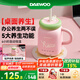 大宇（DAEWOO）迷你養生壺 辦公養生杯燒水煮茶花茶銀耳暖奶 便攜燒水杯保溫恒溫304不銹鋼節日送禮300ml D15-TTF