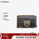PINKO【品高】女包羊皮絎縫鏈條斜挎單肩飛鳥(niǎo)包100074A0GK禮物