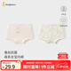 童泰（TONGTAI）女寶寶內(nèi)褲棉氨透氣網(wǎng)眼女孩雙層平角褲女童四角短褲2條