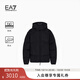 EMPORIO ARMANI/阿瑪尼官方旗艦EA7/新款男防風(fēng)防水面包夾克棉服外套秋季 UC001-黑色 M  (推薦：135-150斤)
