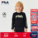 FILA X 彼得兔聯(lián)名兒童童裝衛衣2025年冬季新款男童小童加絨上衣 傳奇藍-NV 120