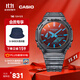 卡西歐（CASIO）G-SHOCK 海灘時(shí)光系列 時(shí)尚潮流手表 手表卡西歐情侶運動(dòng)防水手表 GA-2100TLS-8APR【灰色透明款】