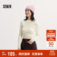 森馬（Semir）毛衣女冬季舒適緊身半高領(lǐng)正肩純色羊毛衫顯瘦打底衫101724107003