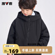 雅鹿兒童羽絨服冬季新款時(shí)尚防寒男女童羽絨服休閑外套 黑色 170 成人可穿 高蓬松90絨子鴨絨
