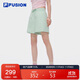 FILAFUSION斐樂(lè )潮牌梭織短褲女2025夏季休閑防曬寬松三分褲
