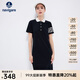 Navigare意大利小帆船POLO領(lǐng)連衣裙女士25夏季新款時(shí)尚涼感半裙休閑裙子女 海軍藍 XL