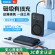 ROCK【3C認證可上飛機】充電寶磁吸有線(xiàn)充電自帶線(xiàn)移動(dòng)電源22.5W快充PD20W10000毫安華為蘋(píng)果17promax