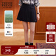 Teenie Weenie小熊女裝半身裙2025年秋季新款少女感學(xué)院純色百褶裙 藏青色 M