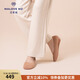 MALOVE MZ女鞋2025秋新款法奢淺口舒適芭蕾舞鞋方圓頭坡跟女士單鞋 愛(ài)瑪棕 39