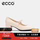 愛步（ECCO）秋冬時尚優(yōu)雅風(fēng)瑪麗珍粗跟高跟鞋 型塑290963 石灰色37