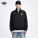阿迪達斯 （adidas）三葉草系列 男子 CS JACKET M 夾克 JN1660 黑色 L 