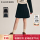 E·LAND KIDS衣戀早春新品女童復古學(xué)院風(fēng)百褶半身短裙 Navy藏青色/59 165 cm