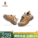 暇步士（Hush Puppies）童鞋新款兒童戶(hù)外運動(dòng)鞋軟底輕便女童鞋透氣跑步休閑男童鞋子 HP5805004棕色款 30