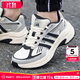 阿迪達(dá)斯 （adidas）元禧男鞋 25秋季新款運(yùn)動老爹鞋低幫防滑耐磨透氣休閑鞋跑步鞋 JQ0255/元禧鞋/白/黑/主推 41