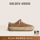 Golden Goose【明星同款】男女鞋Space-Star厚底休閑臟臟鞋GGDB 女款淺棕色 （尺碼偏大半碼） 36