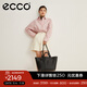 愛(ài)步（ECCO） 中號托特包 大容量手提單肩輕奢牛皮女包 9107829 HL 黑色910782990000 中包