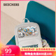 斯凱奇（Skechers）男女同款大容量痛包雙肩包舒適透明學(xué)生書(shū)包谷子娃包L325U103 月球灰 均碼