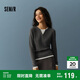 森馬（Semir）森馬毛衣女短款假兩件含羊毛針織衫24冬新款保暖內搭109724107015