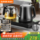 蘇泊爾（SUPOR）全自動(dòng)上水壺茶臺一體玻璃養生壺煮茶泡茶燒水壺多段恒溫保溫電熱水壺電茶爐套裝電茶盤(pán)SW-08C07