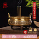 寶蓮燈招財進(jìn)寶銅香爐中號供奉爐子