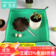 漫生活園藝地墊換土墊種花種植換盆拌土墊子100*100cm接收雨水神器陽(yáng)臺