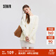 森馬（Semir）毛衣女冬季oversize小狗提花圓領(lǐng)軟糯毛衫慵懶風(fēng)溫柔甜美上衣 白色調00311 M