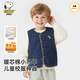史努比（SNOOPY）兒童秋冬棉服馬甲外套百搭保暖時(shí)尚男女童外套  藏青 經(jīng)典  120