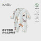 歡喜小熊 寶寶春秋長(cháng)袖連體衣新生兒秋季蝴蝶衣純棉衣服嬰兒和尚服 狗狗星球 【7A抗菌 防螨】 59cm