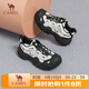 駱駝（CAMEL）登山鞋戶(hù)外休閑鞋女網(wǎng)面3.0閃電丑萌鞋 L24A469693 米/銀/黑 38