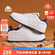 卡帕（Kappa）男鞋加絨保暖棉鞋秋季新款百搭休閑鞋增高運動(dòng)鞋子男 經(jīng)典白 41