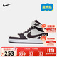 NIKE 耐克童鞋 COURT BOROUGH MID 男女童中幫魔術(shù)貼兒童運動(dòng)休閑板鞋