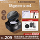 卡姿蘭（Carslan）黑磁散粉2.0大容量(藍紫色)18g 定妝蜜粉餅控油遮瑕持久防汗 禮物