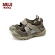 無(wú)印良品（MUJI） 男女通用 網(wǎng)眼運動(dòng)涼鞋（男士/女士）男鞋女鞋 鞋子 EKB22A4A 卡其綠 36 碼230mm /XS(2.5)