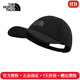 The North Face 北面運動(dòng)帽男女新款戶(hù)外棒球帽遮陽(yáng)透氣休閑帽子硬頂鴨舌帽4VSV JK3/黑色 OS/均碼/57.8cm