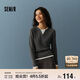 森馬（Semir）森馬毛衣女短款假兩件含羊毛針織衫24冬新款保暖內搭109724107015
