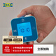 宜家（IKEA）KLOCKIS庫克斯鐘溫度計鬧鈴計時(shí)器白色現代簡(jiǎn)約北歐風(fēng) 白色7x7cm