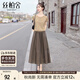 絲柏舍顯瘦針織衫2025春夏新款女裝時(shí)尚通勤簡(jiǎn)約氣質(zhì)套頭上衣