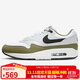 耐克NIKE男子 AIR MAX 1 復古訓練休閑鞋 FD9082-102白灰棕42.5