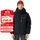 mont·bell戶(hù)外秋冬男女款800蓬帶帽鵝絨羽絨服gtx面料防風(fēng)保暖外套 1101574 BK黑色 M