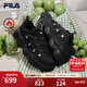 FILA 斐樂男鞋運(yùn)動(dòng)鞋豌豆鞋加絨老爹鞋2025冬季新款厚底鞋舒適休閑鞋 黑-BK 42