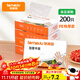 特美居（temeiju）一次性手套食品級加厚PE塑料廚房洗碗盒裝抽取式透明防漏200只裝 