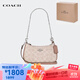 蔻馳（COACH）【京東奧萊】女士手提單肩斜挎包新月包PVC配皮CW3七夕情人節禮物