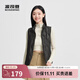 波司登（BOSIDENG）奧萊輕薄羽絨服男女同款短款90絨三防面料立領(lǐng)便捷收納馬甲 【店長(cháng)推薦】黑色8056 M 165/88A