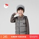 保姆鵝 兒童羽絨背帶褲保暖舒適男女童易穿脫防風(fēng)防寒連體褲冬[NG2844] 大象灰 120