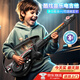 班迪萌（BANDIMENG）吉他電子琴兒童玩具寶寶早教音樂(lè )訓練1-3-6-8歲男女孩生日禮物 多功能搖滾電吉他【藍牙+充電】 男孩玩具益智玩具節日禮物圣誕節禮物新年禮物元旦禮物